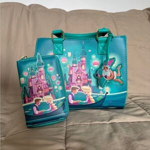 Loungefly Tangled Crossbody and Wallet